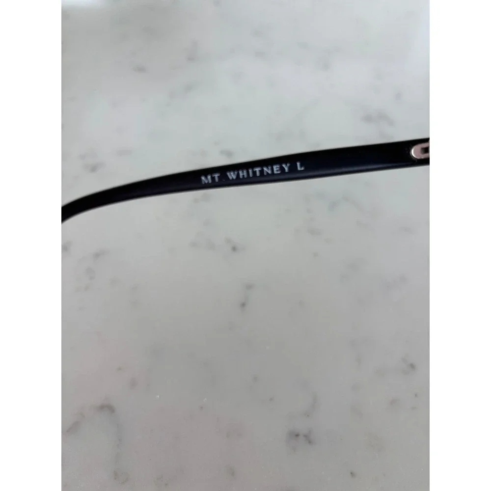 Smith Mt Whitney L Sunglasses Vintage Black Aviator Sunglasses